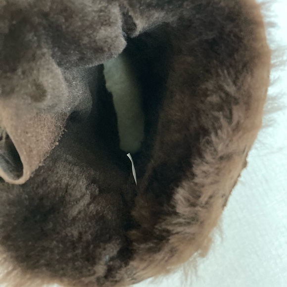 Brown Leather boots boho rustic boots shearling lined boots antiqued leather - Picture 12 of 12